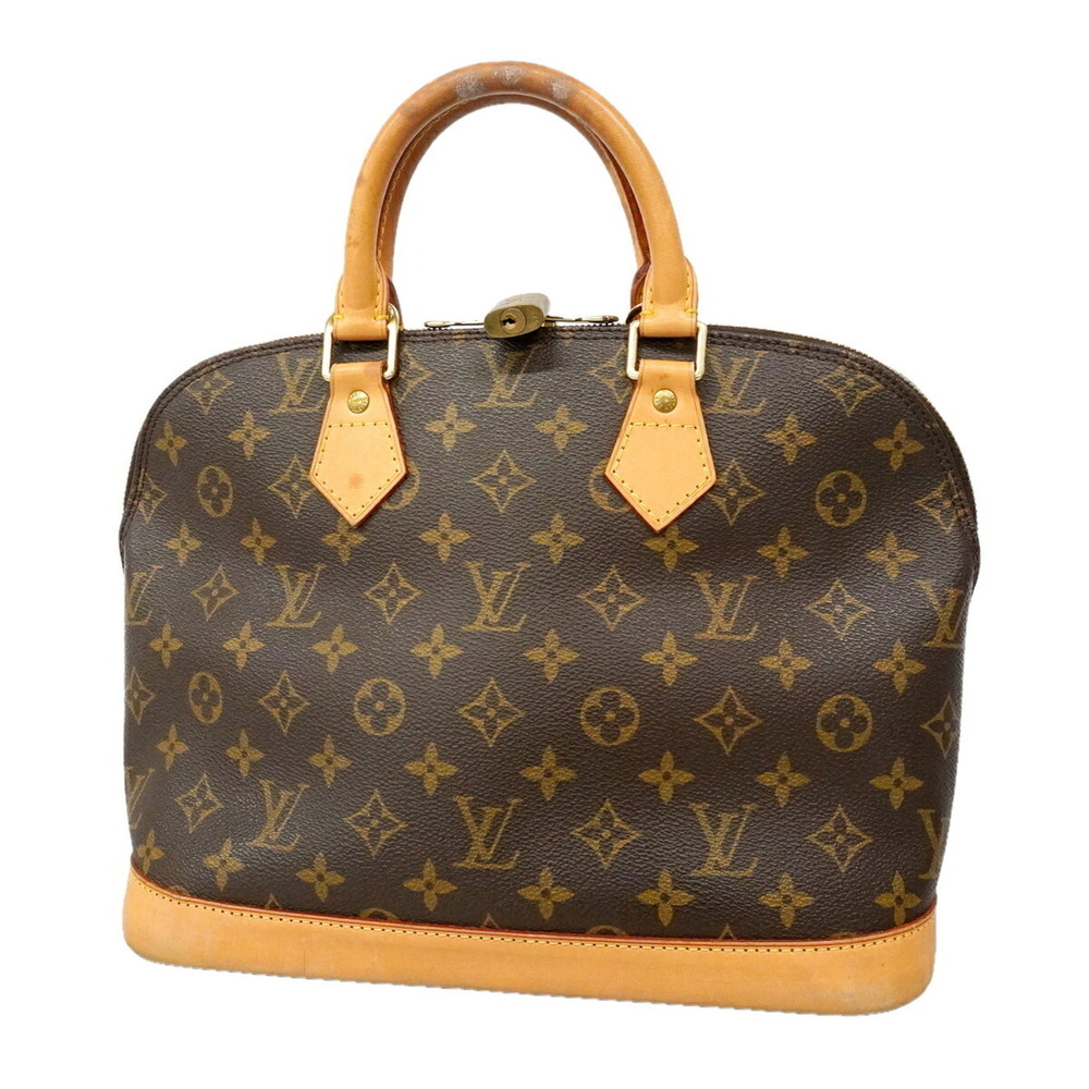 Louis Vuitton Alma Monogram Handbag M51130 Brown Women's